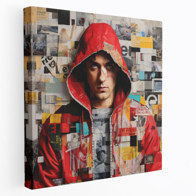 Eminem Canvas Print - Album Collage - Eminem, Album Covers, Canvas, Eminem