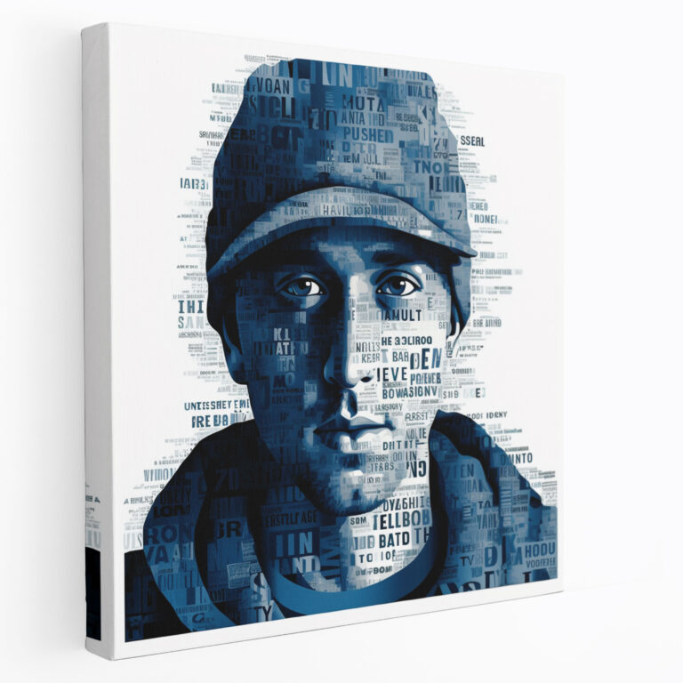 Eminem Canvas Print - Typography Art - Eminem, Typography Art, Eminem, Wall Art