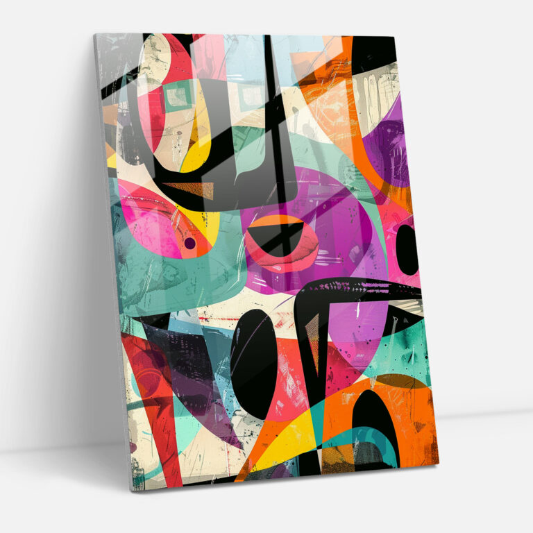 Expressionism Art Style Glass Print - Expressionism, Glass Wall Art, Home Decoration, Modern Art