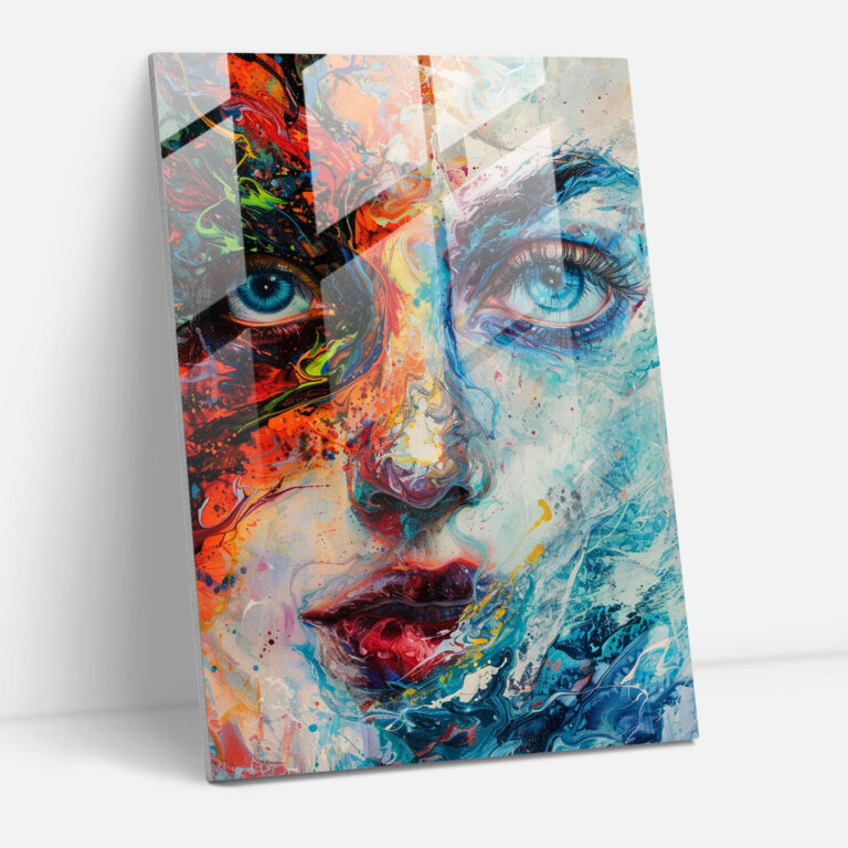 Expressionism Art Style Glass Wall Decoration - Expressionism, Glass Wall Decoration, Wall Decoration, Expressionism Art Style