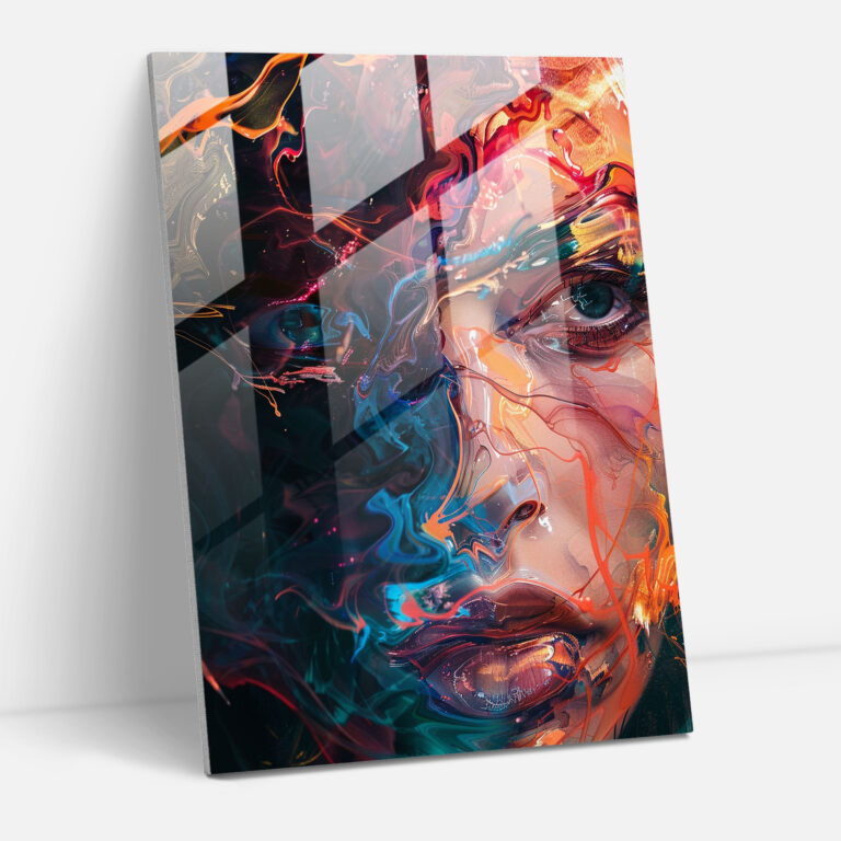 Expressionism Art Style Glass Home Decoration - Expressionism, Glass Print, Home Decoration, Modern Art