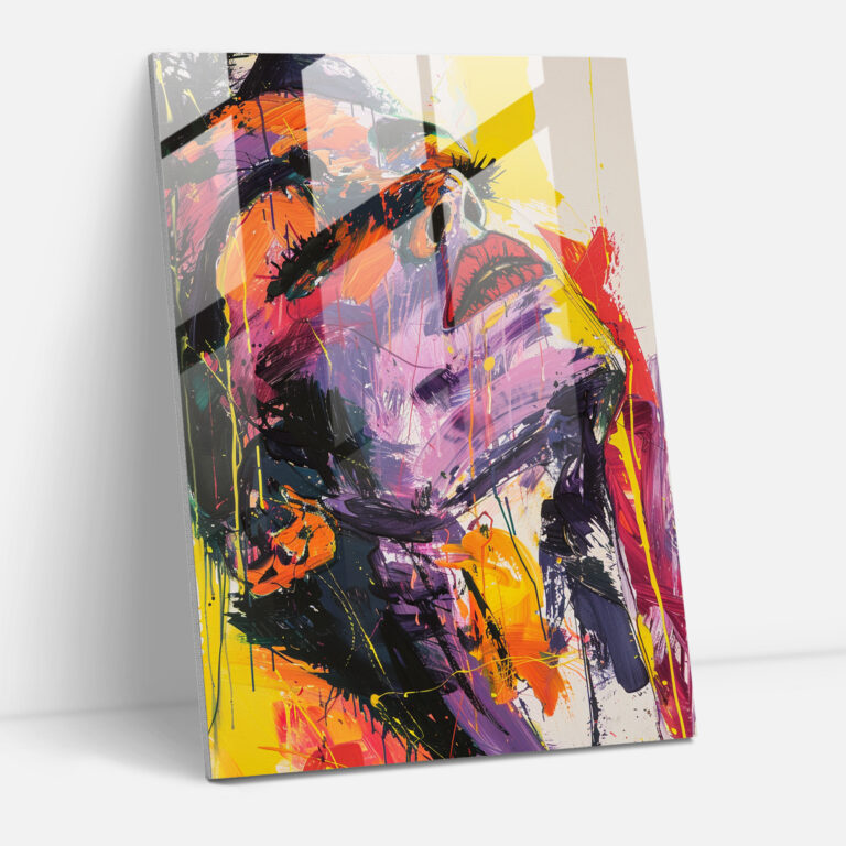Expressionism Art Style Glass Wall Art Print - Expressionism, Glass Wall Art Print, Modern Art, Expressionism Art Style