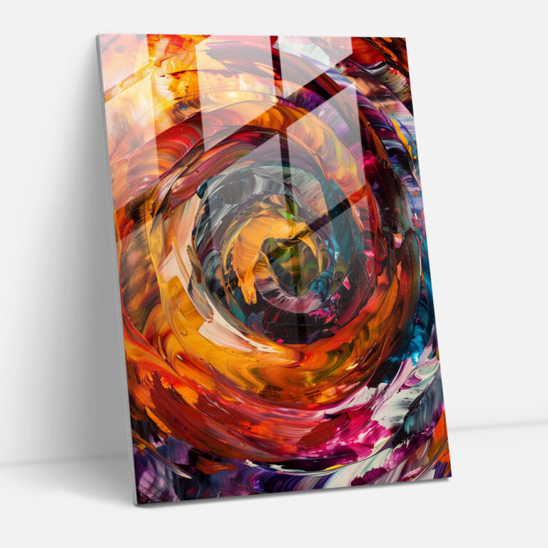 Expressionism Art Style Glass Print - Expressionism, Wall Decoration, Glass Print, Glass Wall Art