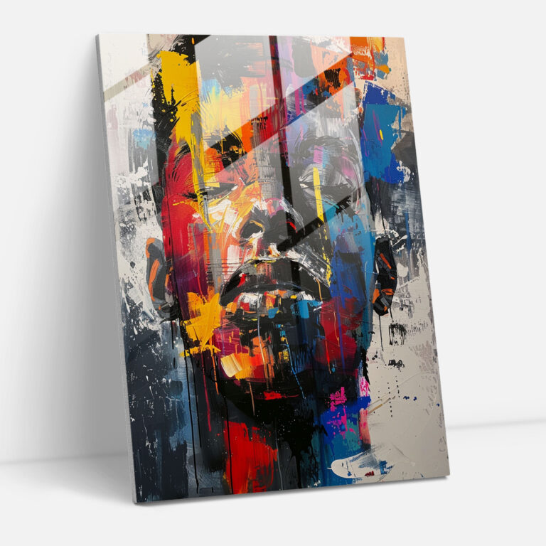 Expressionism Art Style Glass Wall Art - Expressionism, Glass Print, Home Decoration, Modern Art