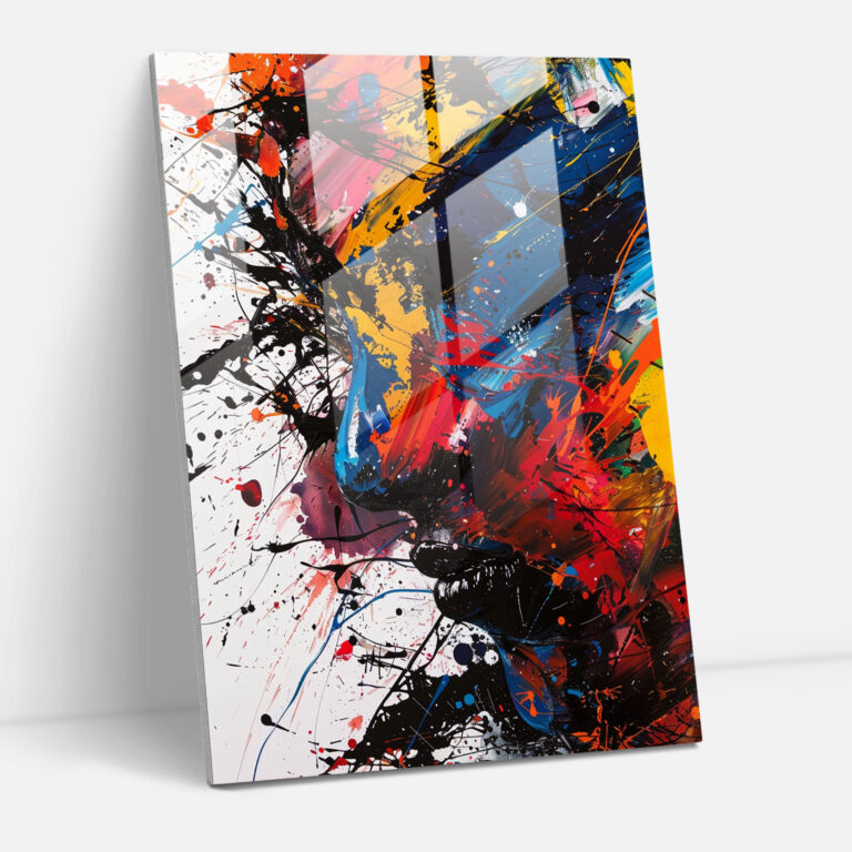 Expressionism Art Style Home Decoration - Expressionism, Glass Print, Glass Art, Expressionism Art Style