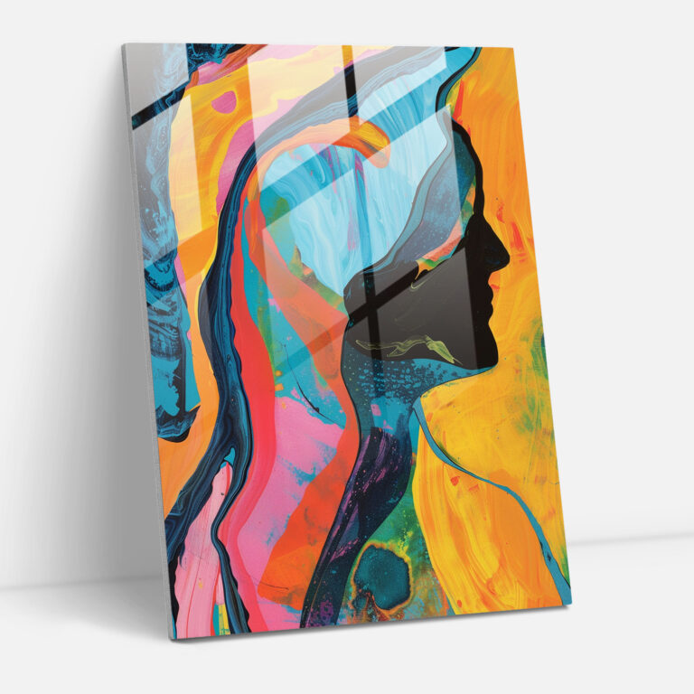 Expressionism Glass Print - Expressionism, Wall Decoration, Expressionism Art Style, Home Decoration