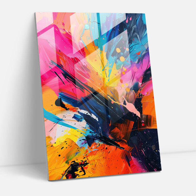Expressionism Art Style Glass Print - Expressionism, Wall Decoration, Glass Print, Home Decoration