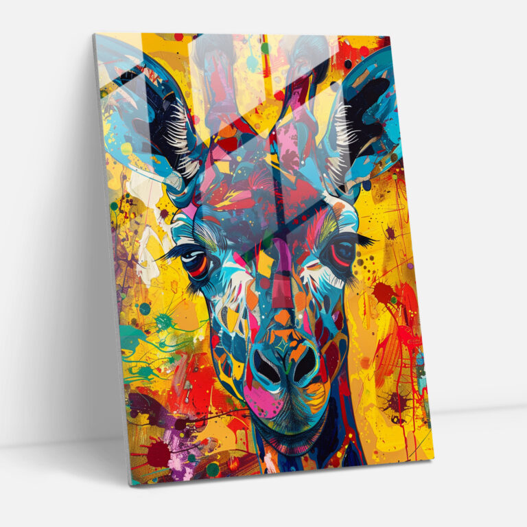 Expressionism Art Style Home Decoration - Expressionism, Glass Wall Art, Modern Art, Glass Print