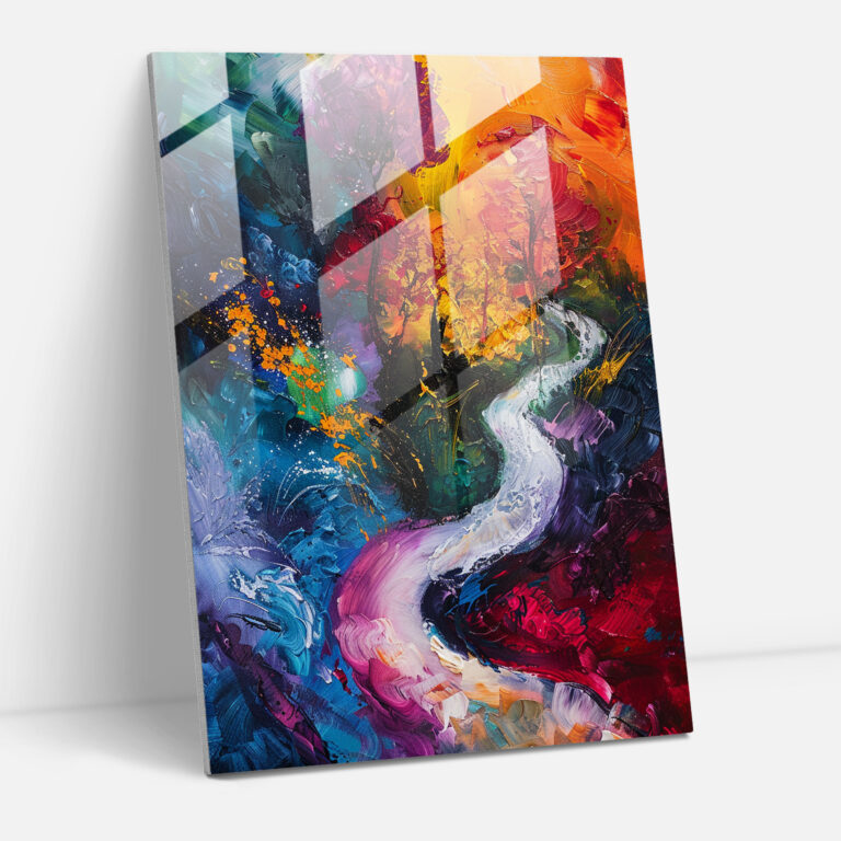 Expressionism Home Decoration - Bold Landscape Painting - Expressionism, Wall Decoration, Modern Art, Home Decoration