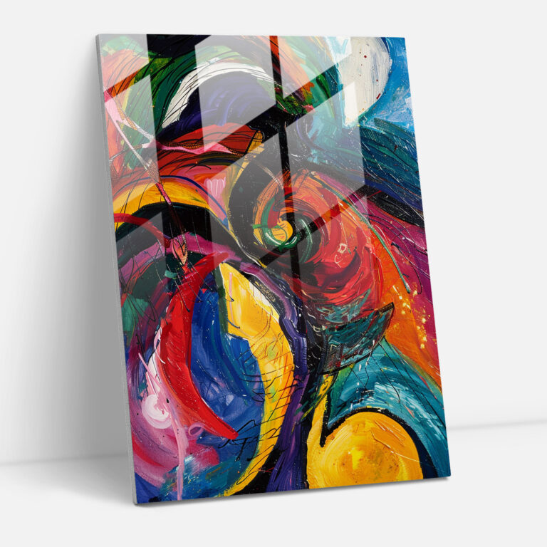 Expressionism Art Style Glass Wall Art - Expressionism, Glass Wall Art, Abstract Painting, Expressionism Art Style