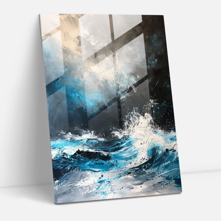 Expressionism Art Style Glass Print - Expressionism, Home Decoration, Wall Decoration, Nature Art