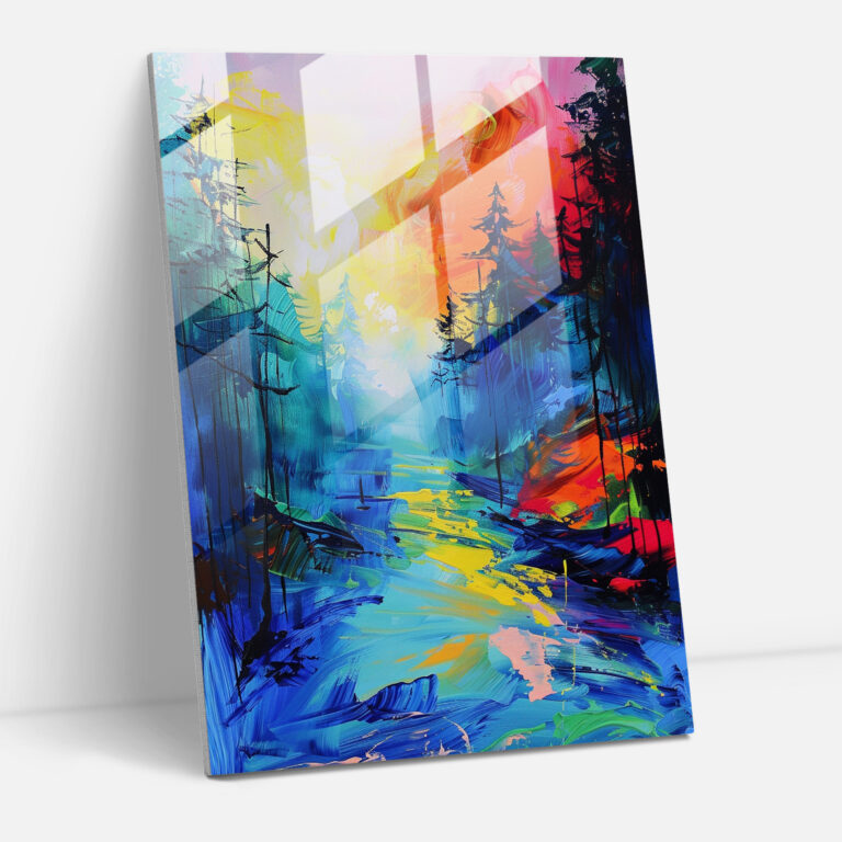 Surreal Expressions Glass Wall Art - Expressionism, Glass Wall Art, Expressionism Art Style, Surrealism