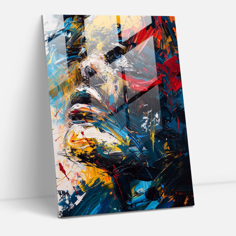 Expressive Expressionism Glass Print - Expressionism, Glass Print, Modern Art, Wall Decoration