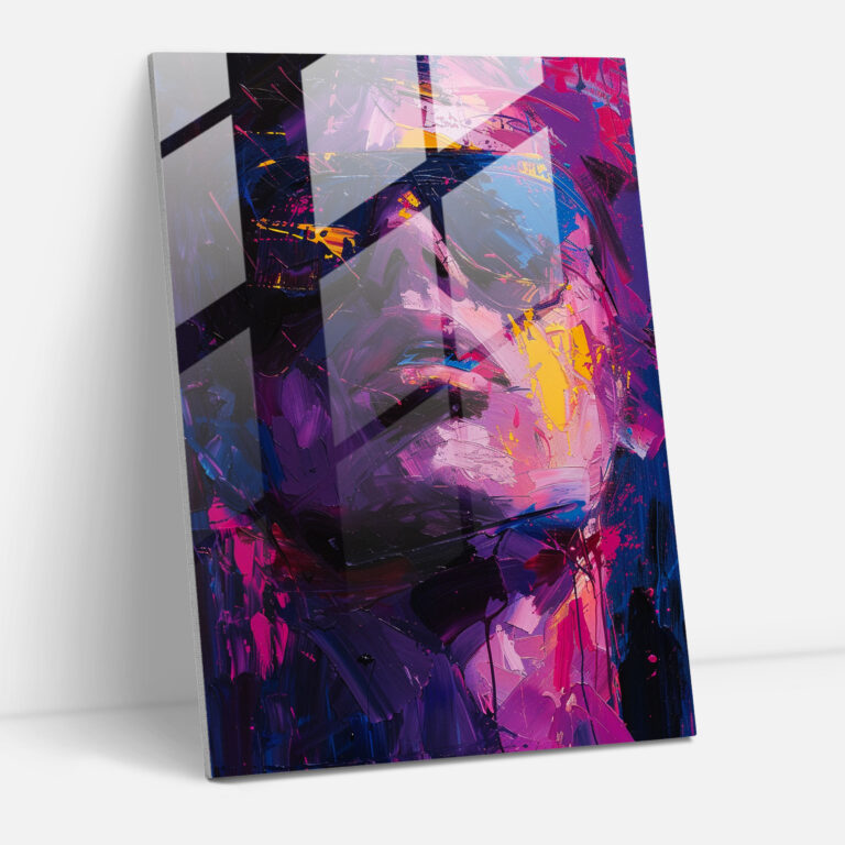 Raw Emotion Glass Wall Art - Expressionism, Home Decoration, Glass Wall Art, Modern Art