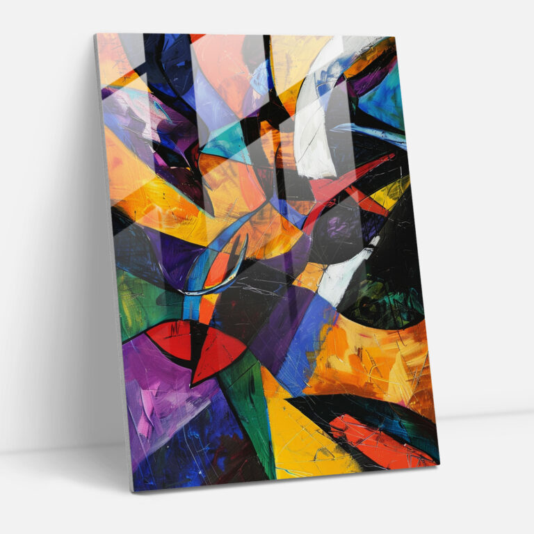 Emotional Expressiveness Glass Print - Expressionism, Wall Decoration, Glass Print, Home Decoration