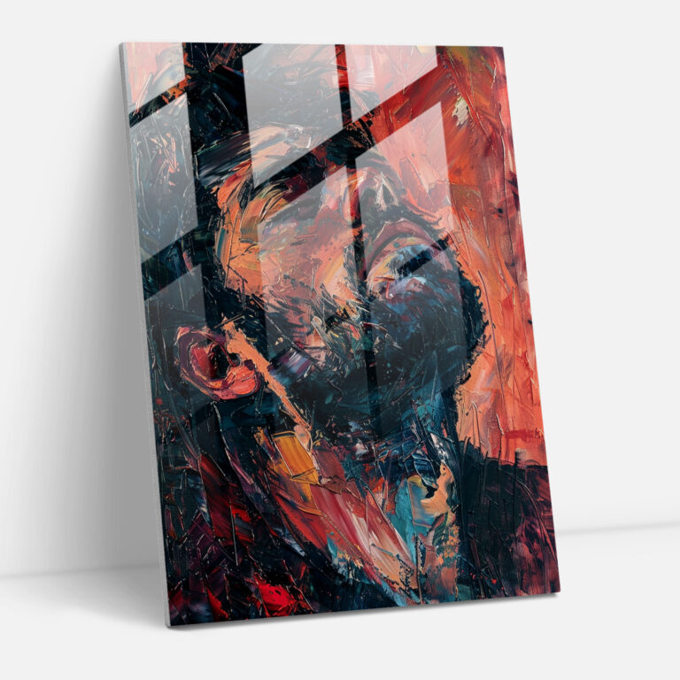 Emotional Expressionism Glass Wall Art - Expressionism, Wall Decoration, Glass Wall Art, Expressionism Art Style