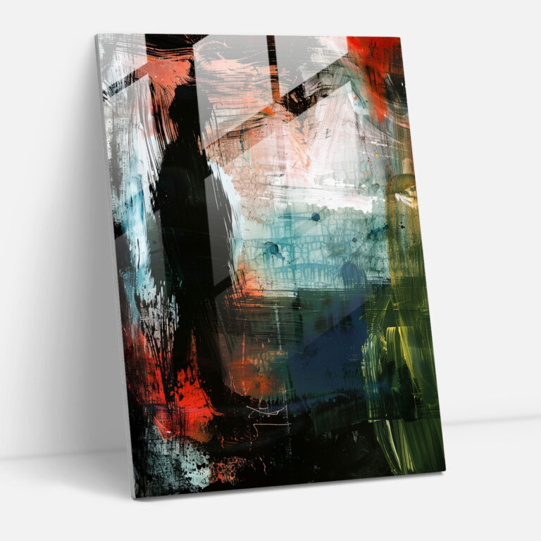 Raw Expressionism Glass Wall Art - Expressionism, Expressionism Art Style, Raw And Emotional Brushwork, Figure In Nature