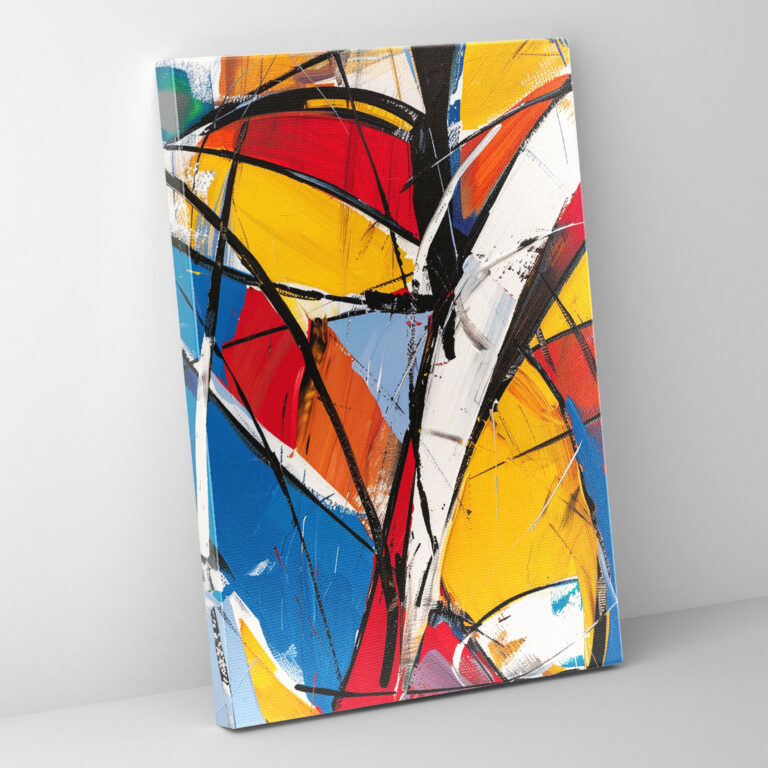 Energetic Abstract Expressionism Wall Art - Expressionism, Canvas, Home Decoration, Expressionism Art Style