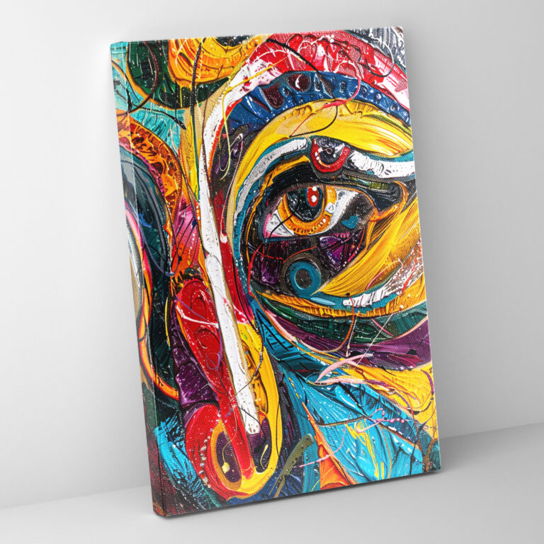 Swirling Expressionism Canvas Print Wall Decoration - Expressionism, Home Decoration, Expressionism Art Style, Canvas