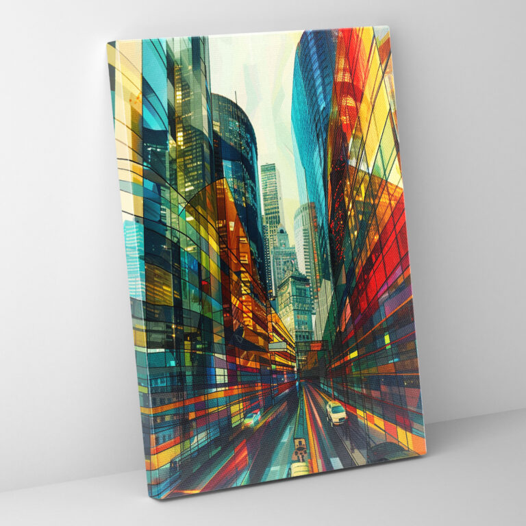Urban Expressionism Canvas Print - Expressionism, Canvas Print, Home Decoration, Wall Decoration