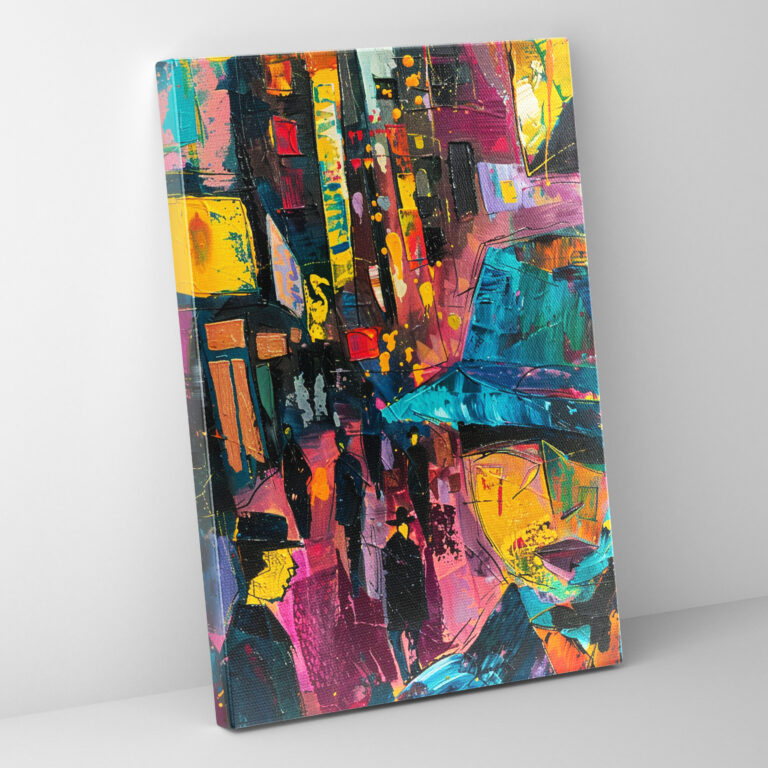 Urban Expressionism Art Style Wall Art - Expressionism, Home Decoration, Expressionism Art Style, Canvas
