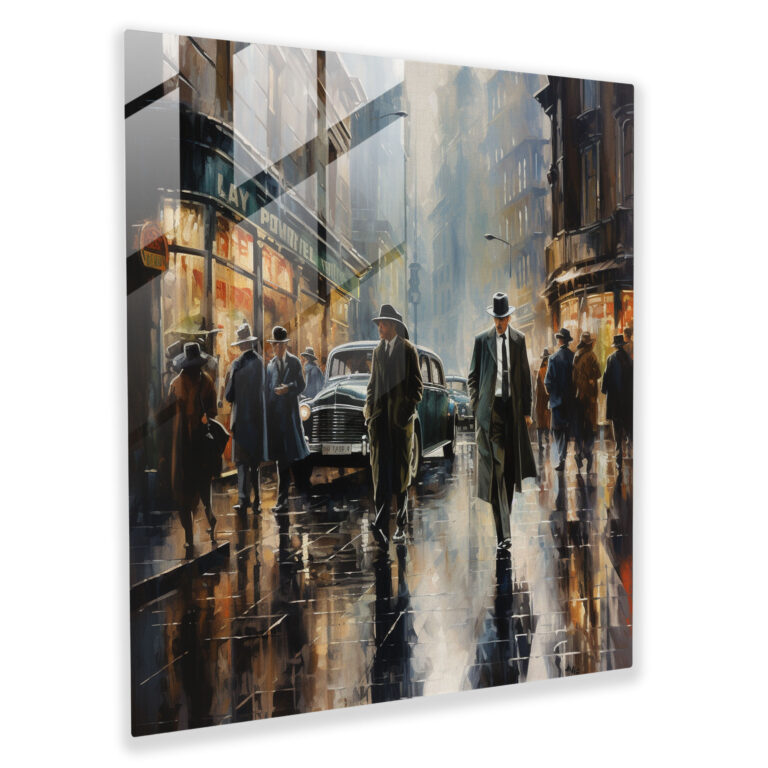 Goodfellas City Street Glass Print - Goodfellas, Goodfellas, City Street, Glass Print
