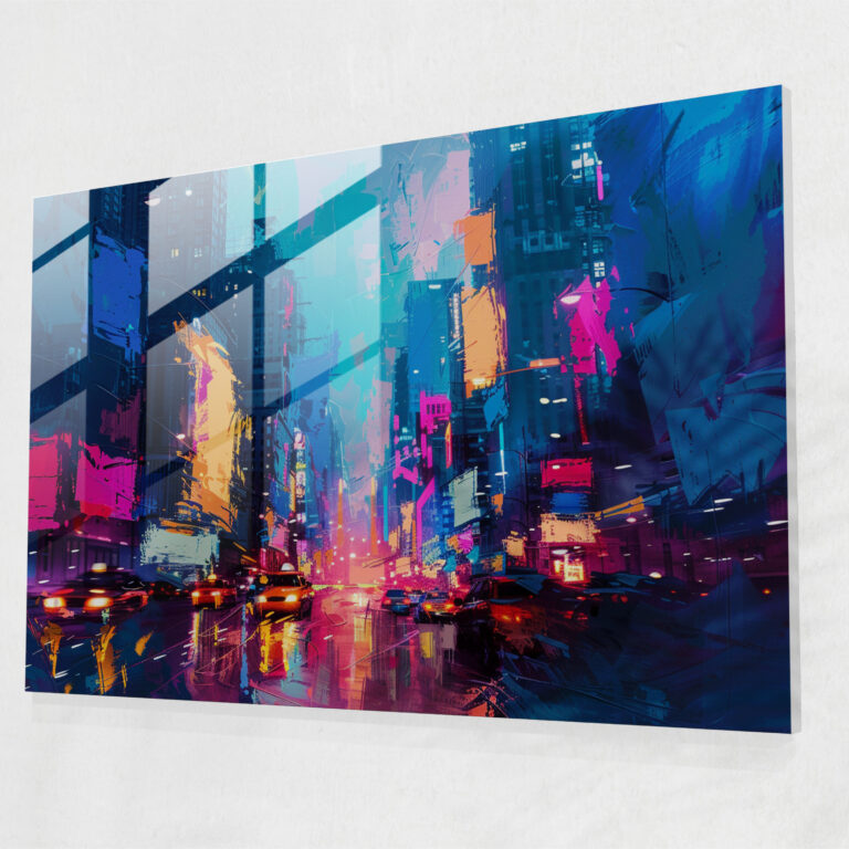 Fovism Art Style Glass Print - Fovism, Glass Print, Modern Art, Glass Wall Art