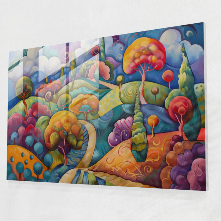 Fovism Art Style Modern Art - Fovism, Glass Print, Modern Art, Home Decoration
