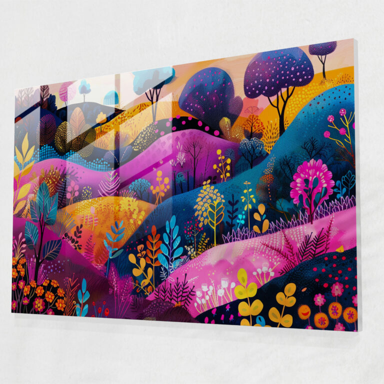 Fovism Wall Decoration - Fovism, Glass Art, Wall Decoration, Glass Print