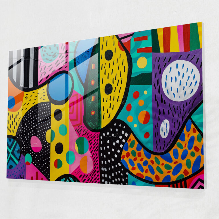 Fovism Art Style Glass Print - Fovism, Modern Art, Glass Print, Home Decoration