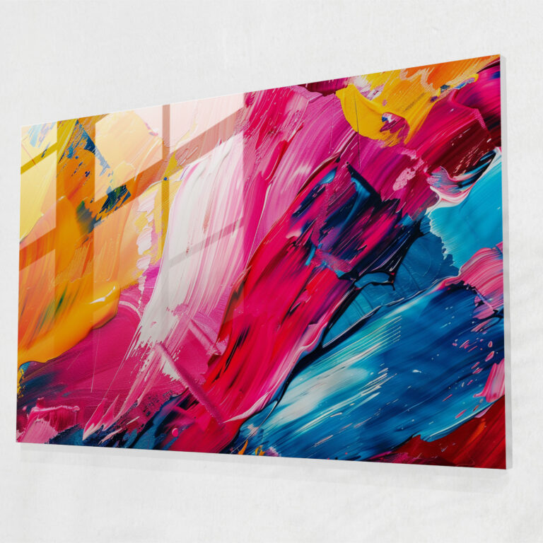 Fovism Art Style Glass Wall Art - Fovism, Bold Brush Strokes, Wall Decoration, Modern Art