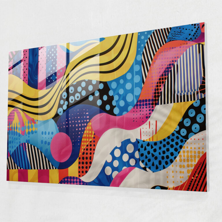 Fovism Art Style Glass Art - Fovism, Home Decoration, Dynamic Compositions, Glass Print