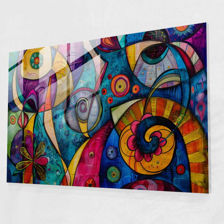Fovism Art Style Modern Art - Fovism, Bright Hues, Glass Print, Wall Decoration