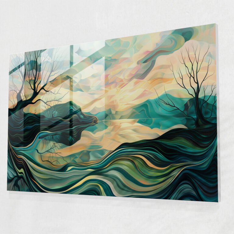 Fovism Art Style Glass Print - Fovism, Modern Art, Fovism Art Style, Glass Print