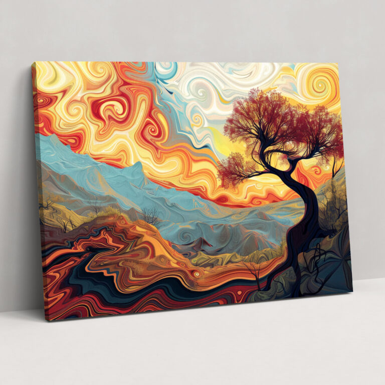 Fovism Art Style Wall Art - Fovism, Wall Decoration, Home Decoration, Swirling Patterns