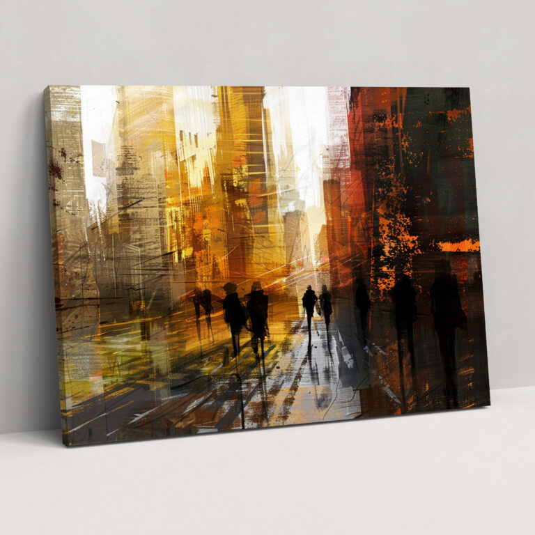 Fovism Art Style Canvas Print - Fovism, City Life, Home Decoration, Fovism Art Style