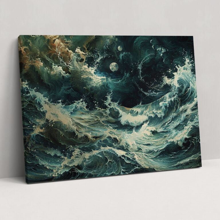 Fovism Art Style Wall Decoration - Fovism, Bold Brushwork, Seascape, Exaggerated Waves