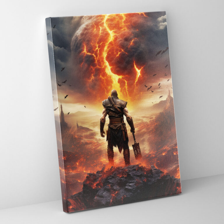 God Of War Canvas Print - God Of War, Wall Art, God Of War, Strength