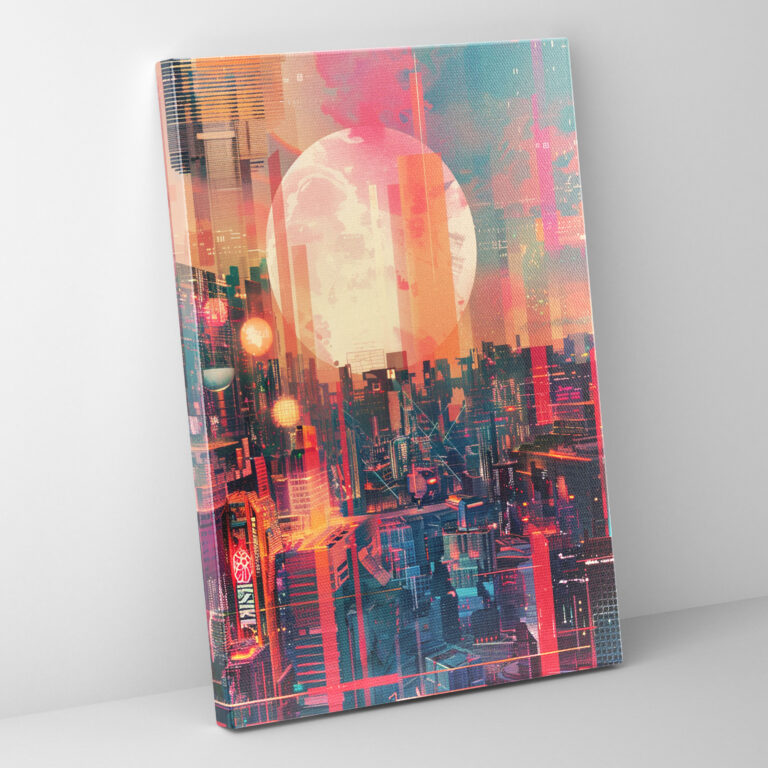 Futurism Art Style Canvas Print - Futurism, Canvas Wall Art, Canvas, Wall Decoration