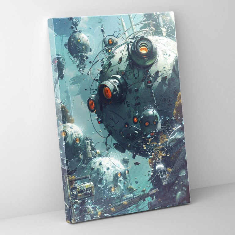 Futurism Art Style Canvas Print - Futurism, Wall Decoration, Canvas Print, Home Decoration