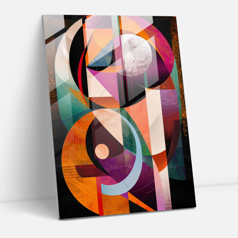 Futurism Art Style Glass Print - Futurism, Wall Decoration, Glass Art, Futurism Art Style