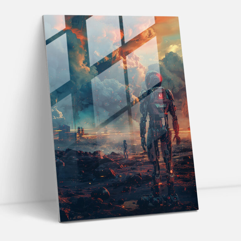 Futurism Art Style Wall Decoration - Futurism, Glass Print, Glass Wall Art, Modern Art