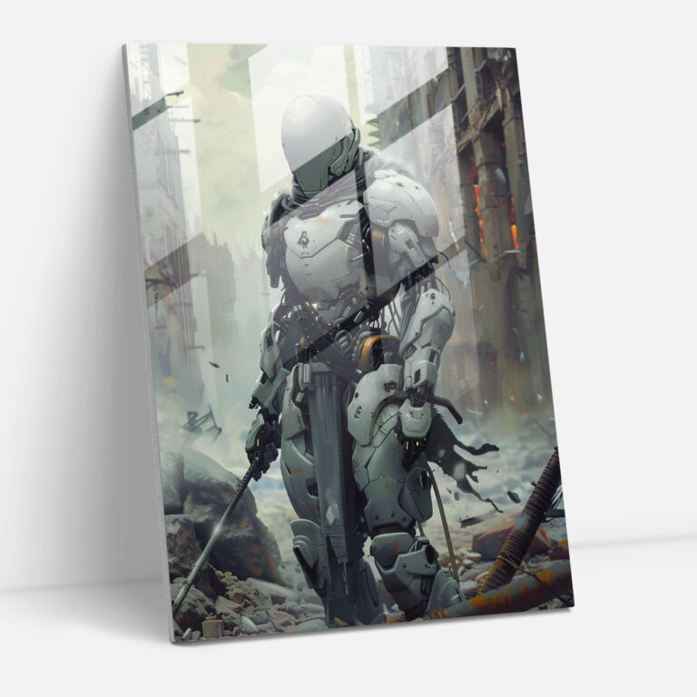 Futurism Art Style Glass Print - Futurism, Home Decoration, Glass Print, Futurism Art Style