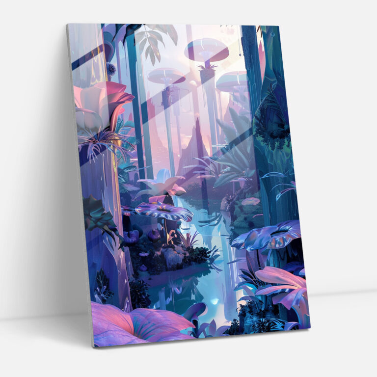 Futurism Art Style Glass Wall Art - Futurism, Wall Decoration, Glass Wall Art, Futurism Art Style