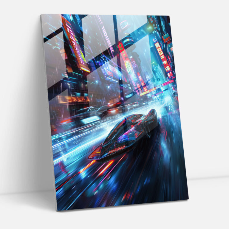 Futurism Modern Art Glass Print - Futurism, Futurism Art Style, Glass Print, Glass Wall Art