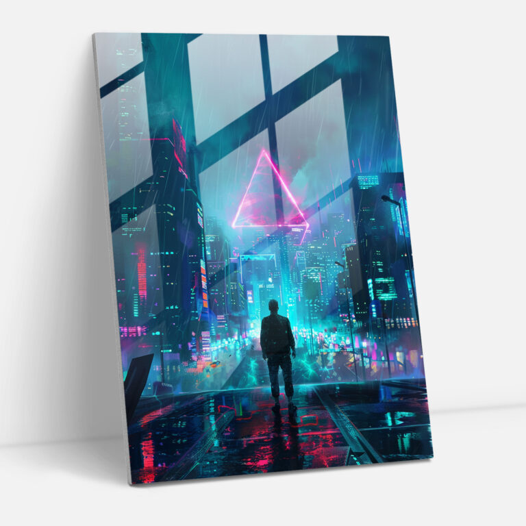 Futurism Wall Decoration Glass Print - Futurism, Glass Print, Futurism Art Style, Wall Decoration