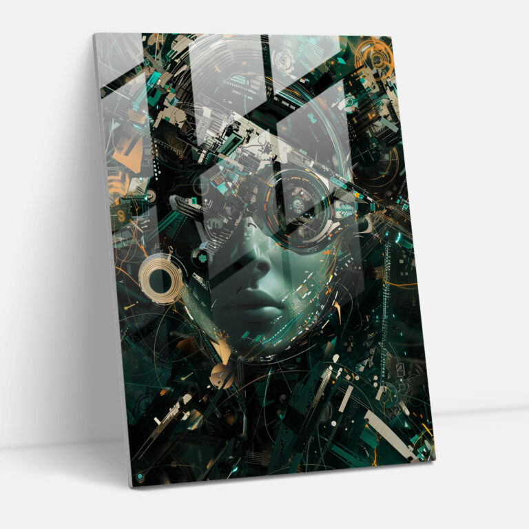Futurism Glass Art Home Decoration - Futurism, Glass Print, Home Decoration, Wall Decoration