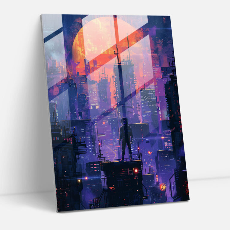Futurism Wall Decoration Glass Print - Futurism, Wall Decoration, Glass Print, Modern Art