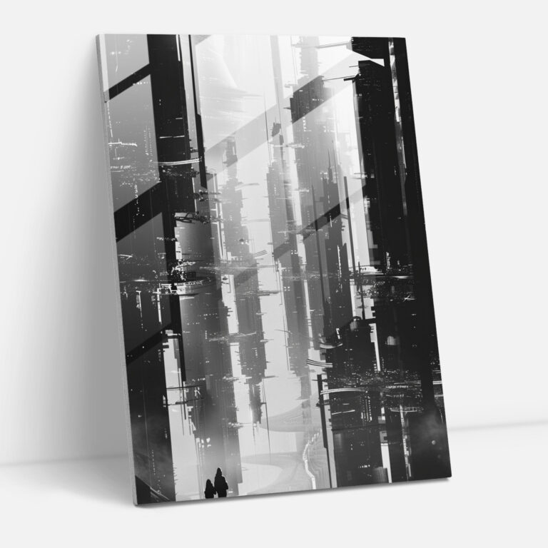 Futurism Glass Art Wall Decoration - Futurism, Glass Print, Wall Decoration, Glass Wall Art