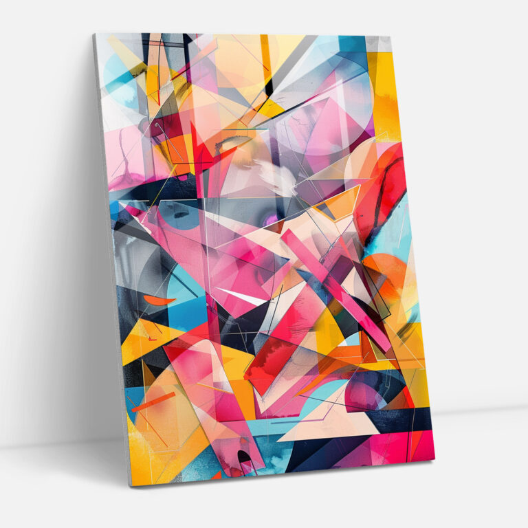 Futurism Glass Print - Futurism, Glass Art, Modern Art, Glass Print